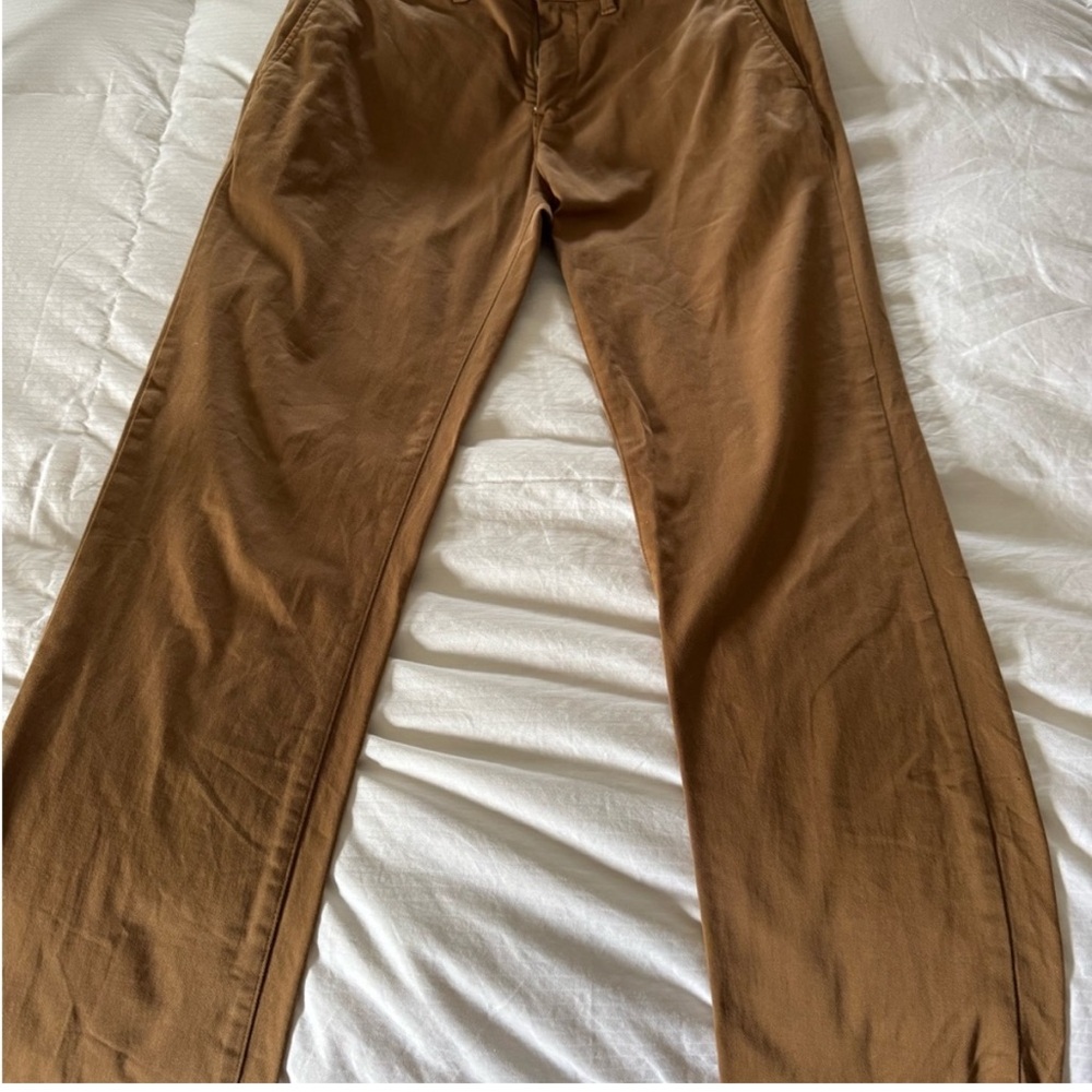 Express Brown Chinos Casual Straight-Leg Pants